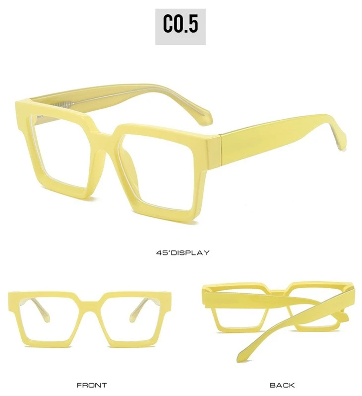 Square Frame Anti Blue Glasses