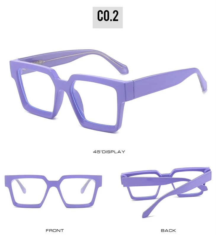 Square Frame Anti Blue Glasses