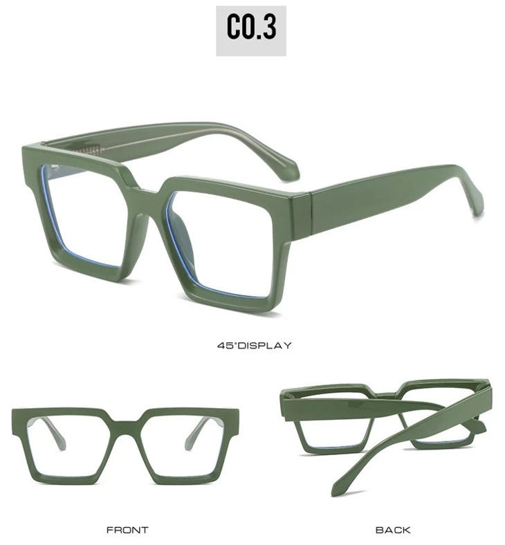 Square Frame Anti Blue Glasses